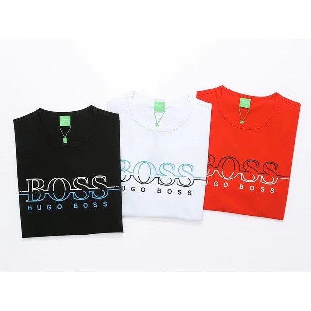 เสื้อยืดสีดำอินเทรนด์-พร้อมส่ง-hugo-boss-เสื้อยืดแขนสั้นลําลอง-ผ้าฝ้าย-แฟชั่นนักธุรกิจ-สําหรับผู้ชายs-m-l-xl-xxl