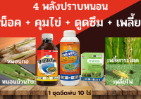 4 พลังปราบหนอน น็อค+คุมไข่+ดูดซึม+เพลี้ย