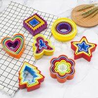 แม่พิมพ์บิสกิตพลาสติก แม่พิมพ์คุกกี้เบเกอรี่ Baking Colorful Suit Plastic Biscuit Mold