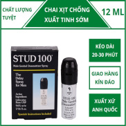 Chai xịt kéo dài quan hệ Stud 100- 10ml