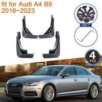 สำหรับ Audi A4 B9 2016 2017 2018 2019 2020 2021 2022 2023แผ่นกันโคลนล้อหลังแผ่นกันกระเซ็นเครื่องป้องกันรถแต่งรถอุปกรณ์เสริม