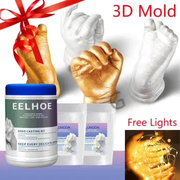 Eelhoe Souvenir Hand Casting Set Hand Mold Set DIY Plaster Mold