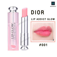 ลิป ดีออร์ Dior Addict Lip Glow 3.5g #001 สีชมพู ติดทน ชุ่มชื้น เปลี่ยนสีตามอุณหภูมิร่างกาย บำรุงปาก