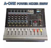 A-ONE เพาเวอร์มิกเซอร์ 6ช่อง ขยายเสียง Mixng console 6Channel MIC LINE MIXER BLUETOOTH USB MP3 EFFECT 16DSP รุ่น GY60USB