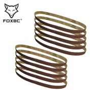 FOXBC 10pcs 25x762mm Sanding Belts Abrasive 1"x30" Sandpaper 60 80 120 240 Grit Aluminium Oxide Woodworking Accessories Power Sanders