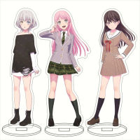 ขายดีในฝันของปัง! น่ารักอะนิเมะตัวเลขอะคริลิยืนรุ่นแผ่น Mitake วิ่ง Uehara Himari Udagawa Tomoe Standee โอตาคุของขวัญ