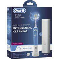 Oral-b Pro 100 Floss Action Electric Toothbrush แปรงสีฟันไฟฟ้า ออรัลบี โปร 100 ฟล็อซ แอ๊คชั่น อิเล็คทริค ทูชบรัช สีฟ้า