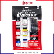 Bộ sản phẩm custom cho người mới Angelus Leather Paint Basics Kit 11pc