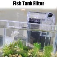 Oxygen Submersible Water Purifier Water Pumps External Hang Up Filter for Aquarium Fish Tank Mini Fish Tank Filte Collars