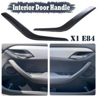 Car Interior Door Carbon Fiber Color Pull Handle Cover Trim For BMW X1 E84 2010-2016