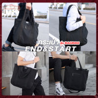 BAGB002 กระเป๋า END&amp;START กระเป๋าผ้าแท้ ผ้าแคนวาส กระเป๋าผ้าใส่ของ กระเป๋าผ้าหิ้ว กระเป๋าผ้าสะพาย กระเป๋ามูจิ