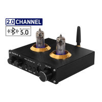 PJ.MIAOLAI 6K4สูญญากาศBileหลอดPreamplifier NE5532 OP AMP AUX Bluetooth 5.0 USB RCA HIFIสเตอริโอชุดหูฟังมินิPreamp 16-300ohm