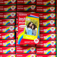 Fujifilm Instax Mini Instant Wide Square Camera Film Color Rainbow BLACK And White Photo Paper 10แผ่น X2แพ็ค Wide Square