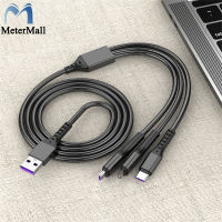 66W 5a 3 In 1สาย Usb Super Fast สายเคเบิลข้อมูลสายชาร์จสำหรับ Android Iphone อุปกรณ์ Type-C