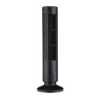 Desktop Tower Fan Space Saving Quiet Bladeless 2 Speed Electric Fan for Bedroom