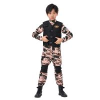 Ready Stock Luxurious Child Superhero Soldier Aespa Seal Team Army Military Uniform Costume Boys Fancy Dress For Kids Gift