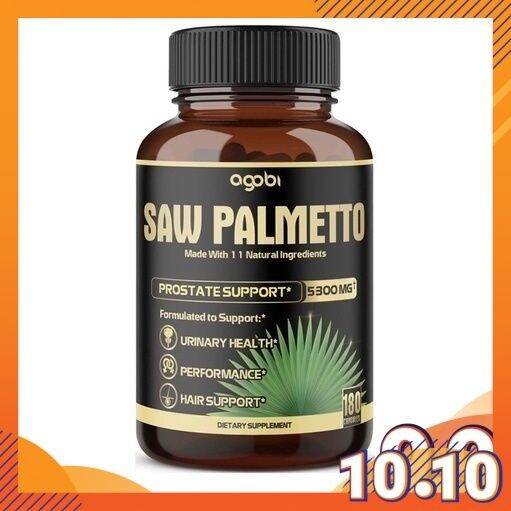 Agobi 11in1 Saw Palmetto Capsules Equivalent 5300mg Ashwagandha