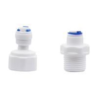 1/4" To 1/2" Male/Femal Thread Quick Connector Butt Pneumatic Pipe Connection Fittings Slip Lock Quick-connectors 1Pc Watering Systems Garden Hoses