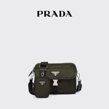 PRADA RE NYLON 2021 SS Unisex Nylon Street Style Leather Crossbody Bag