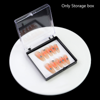 BEAUTY FASHION Nail Art Organizer กล่องบรรจุเล็บปลอมแสดง Stand Gift Jewelry Storage BOX