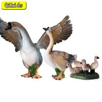 Simulão Quente Fazenda Aves De Capoeira Modelo Pato Cisne Ganso Cub Figuras De Ação Preoce Brinquedos Edos Para Crianças Presente De Natal