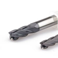 【LZ】 Carbide End Mill 45 Hrc Metal Cutter 4 Flute1-20Mm 8Mm 10Mm Milling Cutters For Cnc Endmill