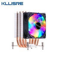 Kllisre 4 Heat Pipes CPU Cooler 4Pin RGB PC Quiet Intel LGA 2011 LGA 2011-3 X79 X99 CPU Cooling Fan