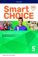 Bundanjai (หนังสือเรียนภาษาอังกฤษ Oxford) Smart Choice 4th ED 5 Teacher s Guide with Teacher Resource Center