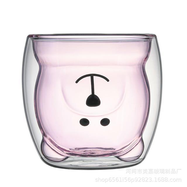 hot-qikxgsghwhg-537-สร้างสรรค์น่ารักหมีแก้วกาแฟผนังสองถ้วยแก้วสัตว์สองชั้นนมน้ำผลไม้ชาแก้วถ้วย