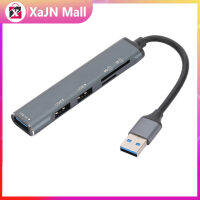 สายต่อขยายยูเอสบีฮับยูเอสบีแยกตัวแปลงแบบหลายพอร์ต1 USB 3.0 2.0 USB 2 USB พร้อมการ์ดรีดเดอร์ SD TF สำหรับโน็คบุคตั้งโต๊ะชิ้น