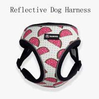 【jw】■❧☇ Mesh Reflective Dog Harness Adjustable Chest French Bulldog Small Medium Dogs Chihuahua