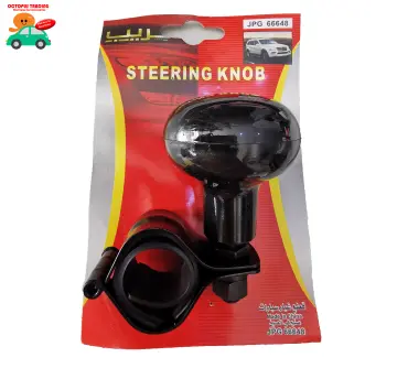 1pc Black Universal Car Heavy Duty Steering Wheel Knob, 360 Degree Steering  Wheel Spinner Handle, Fits Most Wheels