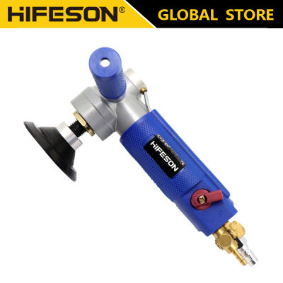 HIFESON 3/4นิ้ว14มม. Air Pneumatic Sander Water-Feed Mill เครื่องขัดเปียกสำหรับ Marble ควอตซ์หินแกรนิตหินขัด Water Mill เครื่องมือ