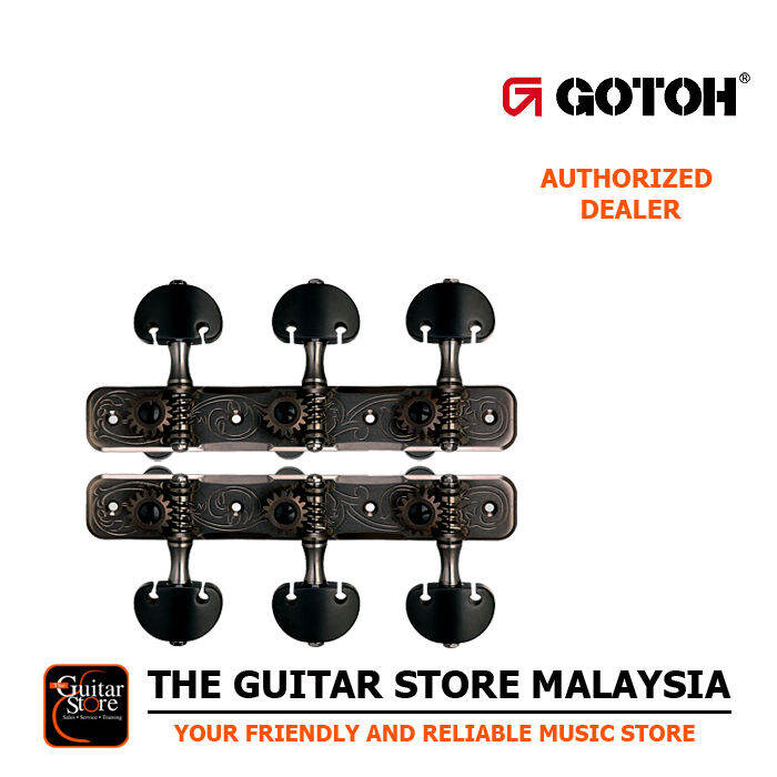 Gotoh 35AR510AM Classic Tuners Black Finish Premium Tuning Machine