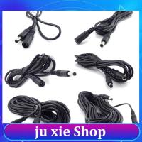 JuXie store 0.5M-10M 12V DC Power Cable Female to Male Plug Extension Cord Adapter 12V 5.5x2.1mm For LED Strip light Camera