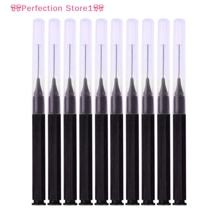 perfection-store1-10pcs-microbrush-applicators-ขนตาส่วนขยายขนตากาวทำความสะอาดแปรง