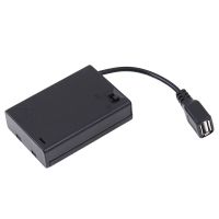 1pc DC4.5V Portable Mini AA Battery Holder Storage Box Case USB Power Supply Battery Box For 5050 3528 2835 LED Strip Light