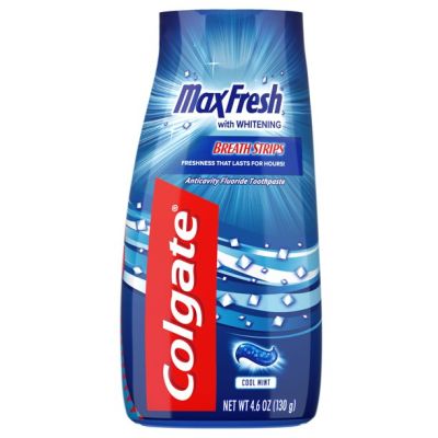 ยาสีฟันผสมน้ำยาบ้วนปากสำหรับเด็ก Colgate Max Fresh Liquid Gel 2-in-1 Toothpaste and Mouthwash, Cool Mint, ราคา 350 บาท
