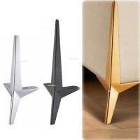 1/2pcs Furniture Legs Metal for Sofa Feet Gold Lengthen TV Dressers Coffee Table Leg Bathroom Cabinet Chairs Feet Height 13/15cm Furniture Protectors