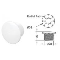 Emaux Floor Bubbles Ф1 1/2" Face Radial Air Jet Flow Rate (L/min) 2.5 Connection 3/4 inch