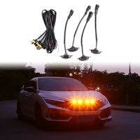 Car LED Front Grille Smoked Light Daytime Running Lights Lamp for Universal Pickup SUV Truck Sedan