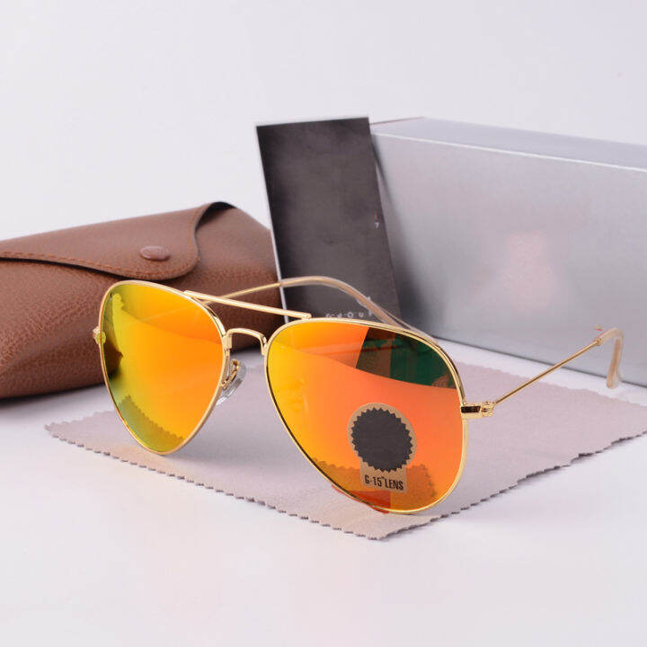 aviatION glass lens high quality women sunglasses pilot RB3025 3025