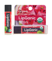 LIPGANIC Watermelon Lip Balm ลิปบาล์มกลิ่นแตงโม ออร์แกนิค USDA จากอเมริกา ปลอดภัย 100%