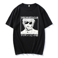 Japanese Anime Kawaii Yarichin B Club Manga T-shirtMen Ms Summer Fashion Casual Clothes Anime Harajuku Tops Tee Short Sleeve