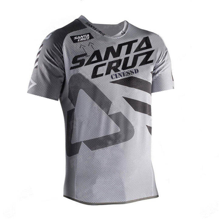 2021-santa-cruz-enduro-downhill-mountain-bike-jersey-mx-off-road-รถจักรยานยนต์-bmx-racing-jersey-dh-แขนสั้น-jersey-mtb-เสื้อยืด