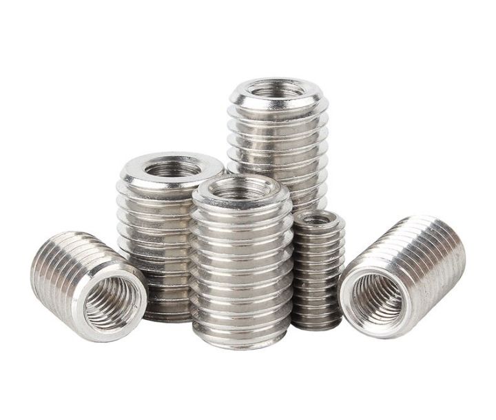 m8-m10-m12-304-stainless-internal-and-external-nut-thread-conversion-socket-screw-thread-sheath-straight-screw-nails-screws-fasteners
