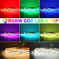 RGBW COB LED Strips Warm/Natural/Cool white Dimmable High Density Flexible Decor Lighting RGB/RGBCCT led strips lights for room