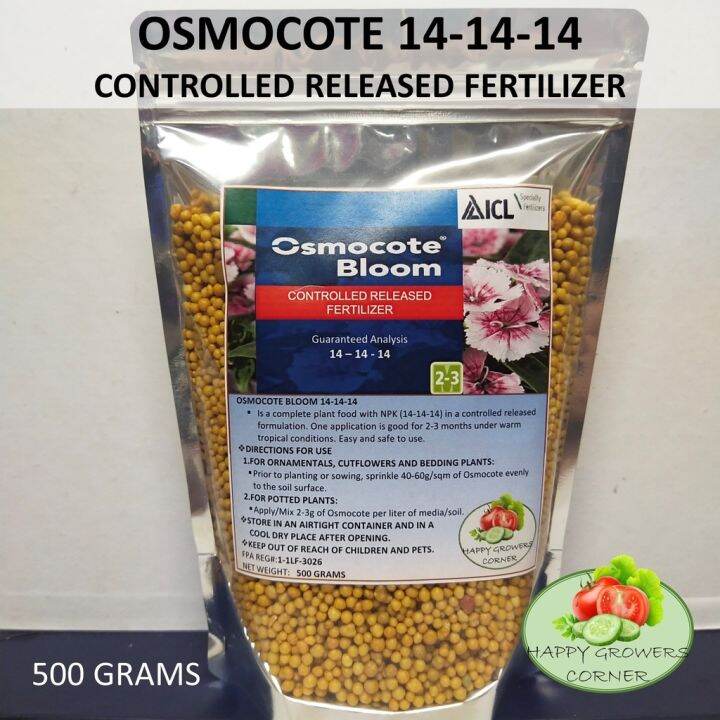 Osmocote 14-14-14 Complete Controlled Released Fertilizer (500 Grams ...