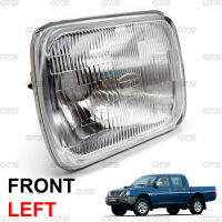 โคมไฟหน้า เสื้อไฟ ไฟหน้า รุ่นตาลึก H4 12V 60/55W สีใส สำหรับ Mitsubishi L200 Strada ปี 1998-2004