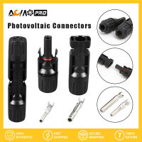 AumoPro ปลั๊กต่อ MC4 IP67กันน้ำ1ชิ้นขั้วต่อแผงโซล่าขั้วต่อโซลาร์เซลล์ Connector-1000V สายแผงโซล่าตัวผู้และปลั๊กตัวเมีย